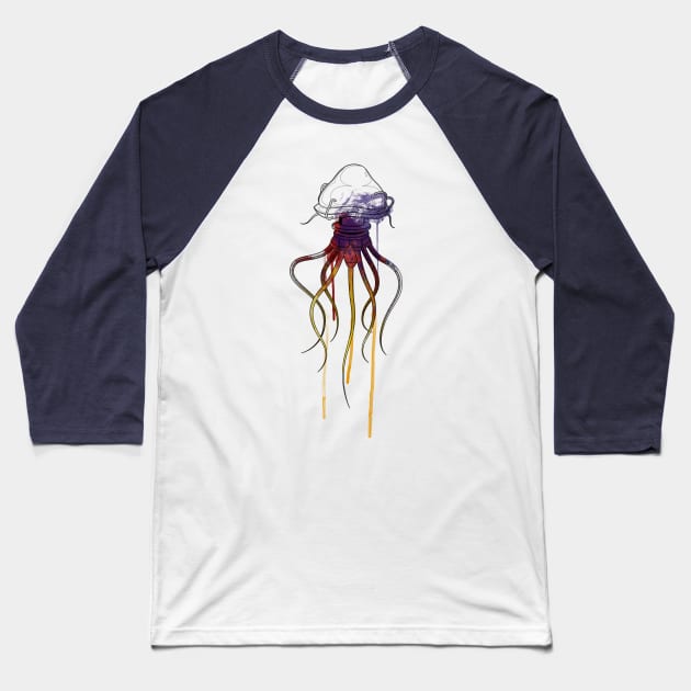 Jellyfish Baseball T-Shirt by Jair_Aguilar